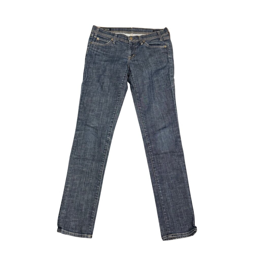 Citizens Of Humanity Womens Skinny Jeans Size 28 Dark Wash Cotton Blend Stretch